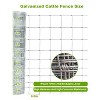 Farm Livestock Fence 5Ft x 164Ft, Galvanized Cattle Fence, Heavy Zinc-Coated Wire Fencing, Hog Wire Fence for Yard Garden & Animals Protection - 2 of 4