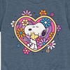 Boys' - Peanuts - Hug Heart Flower Short Sleeve Graphic T-Shirt - 2 of 4