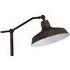 360 Lighting Kayne Farmhouse Rustic 61" Tall Standing Floor Lamps Set of 2 Lights Downbridge Task Adjustable Foot Switch Brown Satin Bronze Finish - 3 of 4