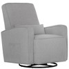 Evolur Holland Upholstered Plush Seating Glider Swivel Chair - 2 of 4