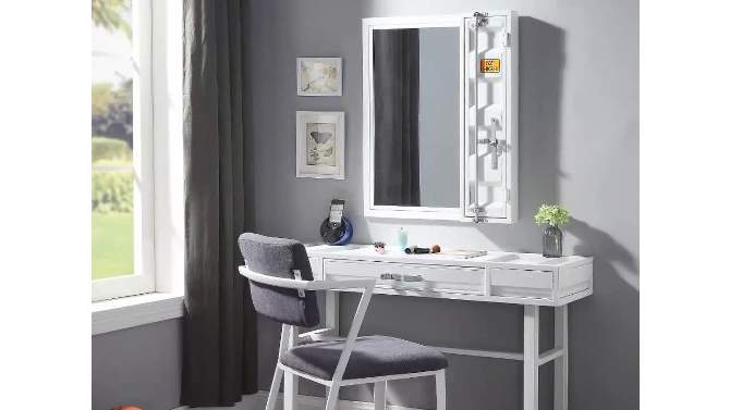 Cargo Vanity Table Blue - Acme Furniture, 2 of 8, play video