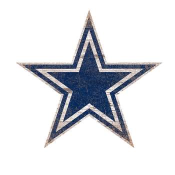 NFL Dallas Cowboys Distressed Logo Cutout Sign