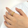 Anna-Kaci Bohemian Gold Shell Starfish Adjustable Rings for Women ummer Ocean Punk Jewelry - 4 of 4