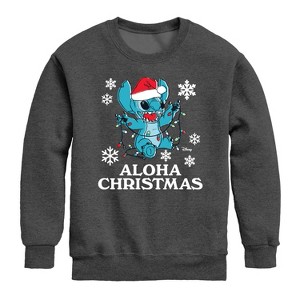 Boys' - Disney -  Graphic Long Sleeve Fleece Sweatshirt - 1 of 3