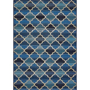 Unique Loom    Outdoor Trellis Eden Trellis Area Rug - 1 of 4