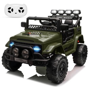 Ride On Truck Car for Kids, 12V Electric Ride On Car with Remote Control - 1 of 4