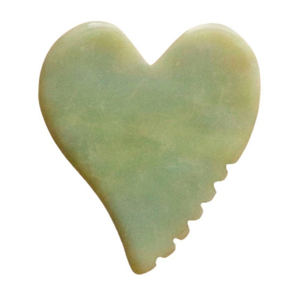 Photos - Cream / Lotion Mei Apothecary Mini Jade Heart Gua Sha Tool