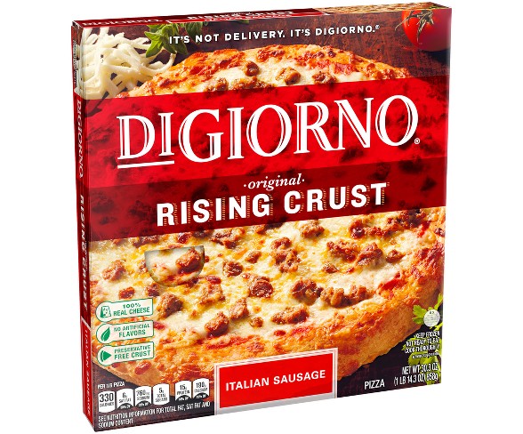 DiGiorno Italian Sausage Rising Crust Frozen Pizza - 30.3oz