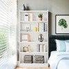 Lirago,6-Tier Wooden Open Bookshelf - Sturdy Particleboard & Melamine Saving Storage for Living Room, Office & Bedroom - 3 of 4
