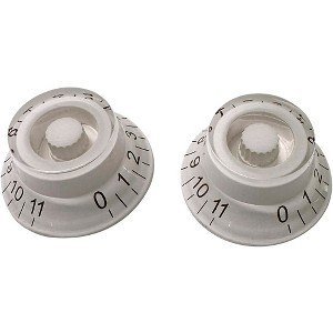 AxLabs Bell Knob That Goes To 11 (Gold Lettering) - 2 Pack White - 1 of 1