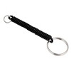 Unique Bargains Split Ring Stretchy Coil Keychain Key Holder Black 3.5" Length - 2 of 4