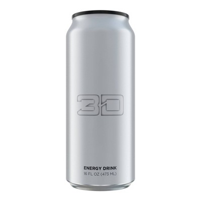 3D Strawberry Lemonade Energy Drink - 16 fl oz Can
