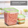 22-Piece Food Storage Containers w/Lids Click-and-Lock, BPA-Free Assorted Sizes Microwave, Freezer & Dishwasher Safe - 4 of 4