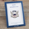 Anna-Kaci USA American Flag Shield with Bird Wings Silver Tone Brooch with Patriotic Gift Message Card & Envelope Jewelry Gifts - 3 of 4