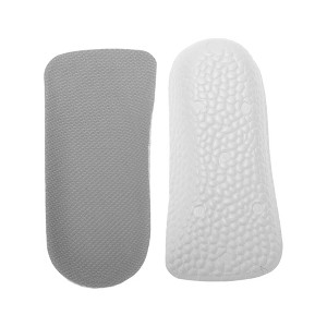 Unique Bargains Height Increase Shoe Inserts One Size Fits All White Gray 1 Pair - 1 of 4