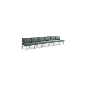 Meridian Furniture,Nizuc Water Resistant Fabric Outdoor Patio Modular Sofa - 1 of 4