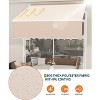 Retractable Awnings for Patio, Manual Patio Awning, Fade and Tear Resistant Fabric,Crank Handle, for Patio, Deck, Garden - 3 of 4