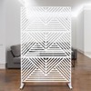 DSVIMOY Outdoor & Indoor Privacy Screen, Freestanding Decorative Privacy Screen for Deck Balcony Patio, White, 48"*76"*16" - 4 of 4