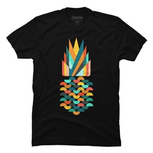 Men's Design By Humans Geometric Pineapple By radiomode T-Shirt - 1 of 2