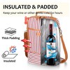 Tirrinia Insulated 2 Bottle Wine Gift Bag, Wine Lovers Must Haves - 4 of 4