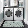 HomeStock Outdoor Washable Deltona Green & Ivory 2' X 3', Machine Woven with Printed Designs, Coastal - 4 of 4