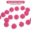 Unique Bargains Party Decorative Polyester Yarn Pom Pom Ball Garlands 4 Pcs - 3 of 4