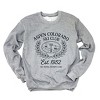 Aspen Colorado Ski Club Laurel Leaves - Women's Graphic Sweatshirt - 2 of 4