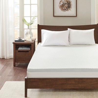 Full 2" Gel Memory Foam Mattress Topper with Zippered Cover