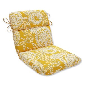 Outdoor/Indoor Addie Rounded Corners Chair Cushion - Pillow Perfect - 1 of 2
