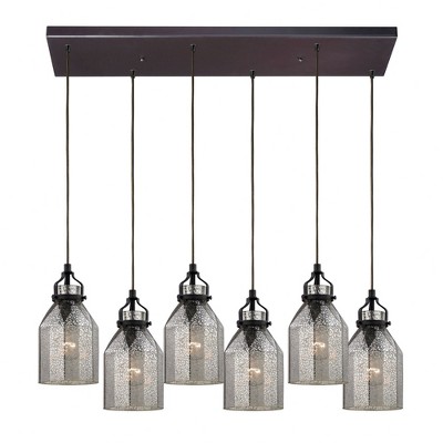 Elk Home Danica 6 - Light Pendant in  Oil Rubbed Bronze