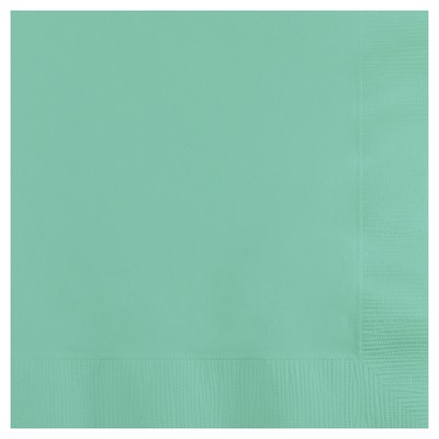  50ct Fresh Mint Green Cocktail Beverage Napkins 