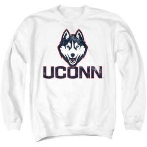 Men's University Of Connecticut Distressed Primary Logo Crewneck Sweatshirt - 1 of 4