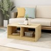 vidaXL Coffee Table 29.5"x19.7"x13.2" Solid Pinewood - 3 of 4
