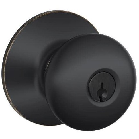 Schlage F51 Ply Plymouth Keyed Entry Panic Proof Door Knob Set