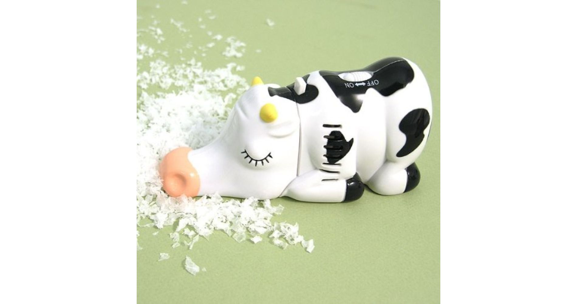 Wrapables Animal Mini Tabletop Vacuum - Cow