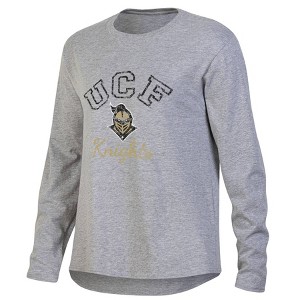 NCAA UCF Knights Women's Gray Long Sleeve T-Shirt - 1 of 3