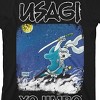 Usagi Yojimbo Night Sky Key Art Youth Black Crew Neck Short Sleeve T-shirt - 2 of 4