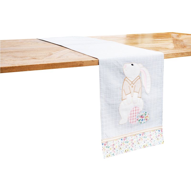 C&F Home Bunny Eggs Table Runner, 3 of 4