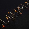 LumaBase Battery-Operated LED Fairy String Lights, Orange - Set of 6 - 4 of 4