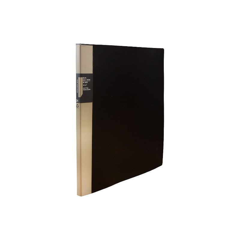 JAM Paper Display Book 14 x 17 Black 24 Pages Per Book Sold Individually 2133696, 1 of 6