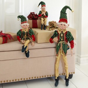 BrylaneHome Posable Christmas Elf - 1 of 4