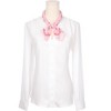 INSPIRE CHIC Women's Floral Printed Cotton Blended  Small Square Scarves 1Pc - 2 of 4
