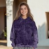 Dalix Butterfly Embroidery Washed Hoodie Sweatshirt Hoodie Fleece Relaxed Fit Lounge Womens - 4 of 4