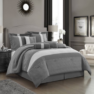 Nanshing 7pc Queen Corell Comforter Bedding Set Gray — фото 2