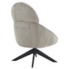 Corduroy Swivel Upholstered High Back Accent Chair with Pillow and Thick Cushion - 4 of 4
