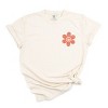Simply Sage Market S.W.Smiley Checkered Mama Flowers Front and Back Print Garment Dyed Tee - 3 of 4