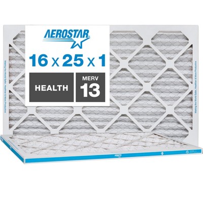 Aerostar AC Furnace Air Filter - Health - MERV 13 - Box of 2