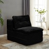 Dolonm 80" Multifunctional Partitioned Sofa bed, Boneless Compression Sofa, Convertible Sofa Set with 2 Seats/1 Chair, No Assembly Required - 4 of 4
