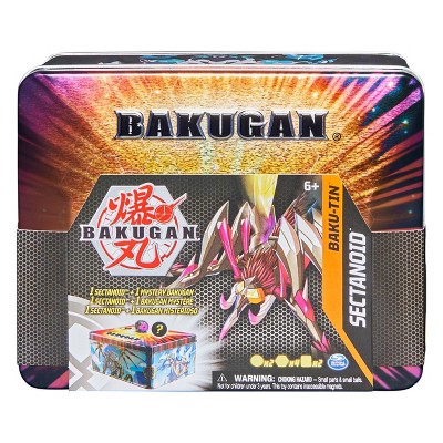 Bakugan Baku-Tin, Sectanoid Premium Collectors Storage Tin with Mystery Bakugan