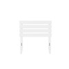 AFI Furnishings Oxford Twin Headboard with USB Turbo Charger in White - 4 of 4